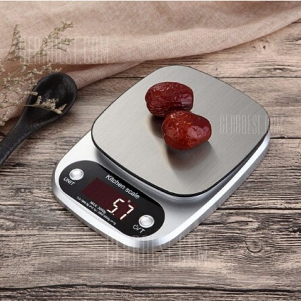 coupon, gearbest, Stainless Steel + ABS Electronic Scale