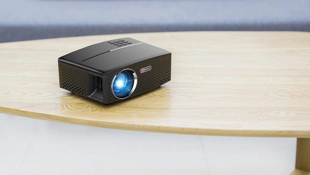 coupon, gearbest, VIVIBRIGHT GP80 LED 1800 Lumens HD Portable Projector