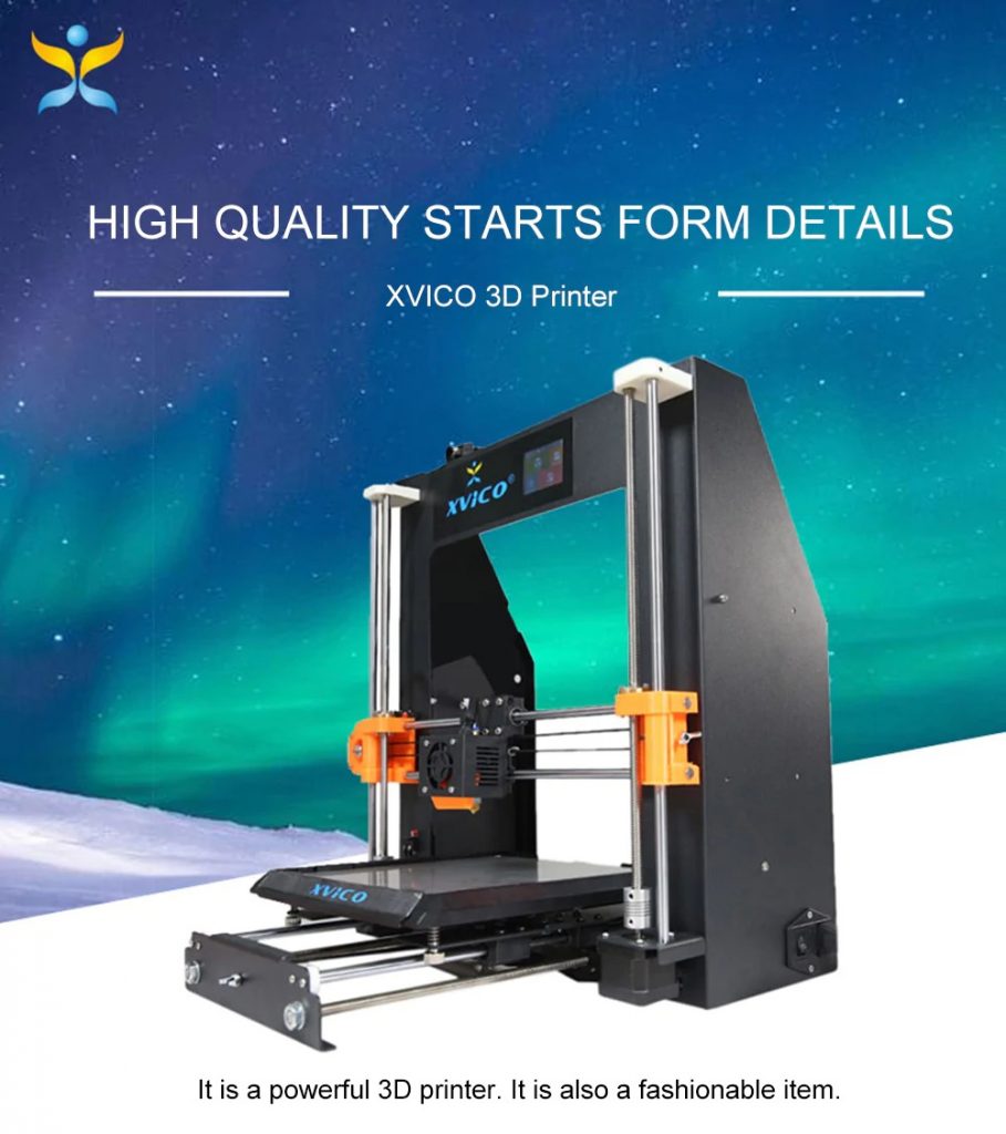 coupon, gearbest, XVICO X1 Quick Assemble 3D Printer with 2.4 inch Touch Screen