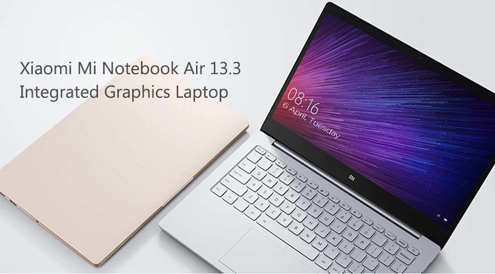 coupon, gearbest, Xiaomi Mi Notebook Air 13.3 Laptop Fingerprint Recognition Integrated Graphics