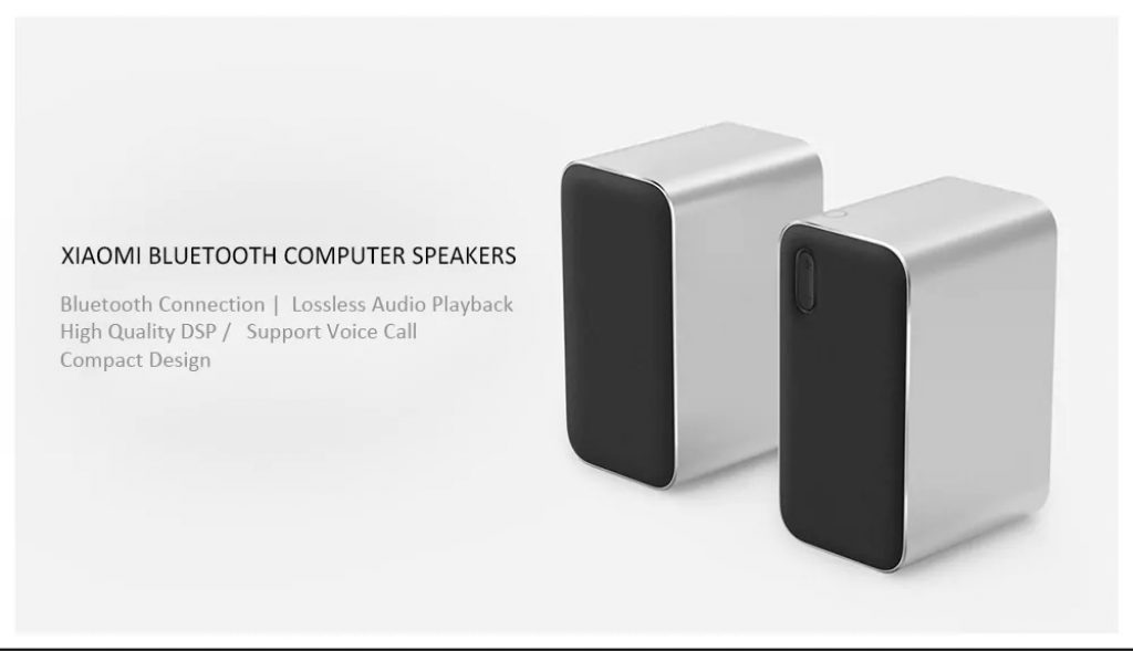 coupon, gearbest, Xiaomi Wireless Bluetooth Computer Speaker 2pcs