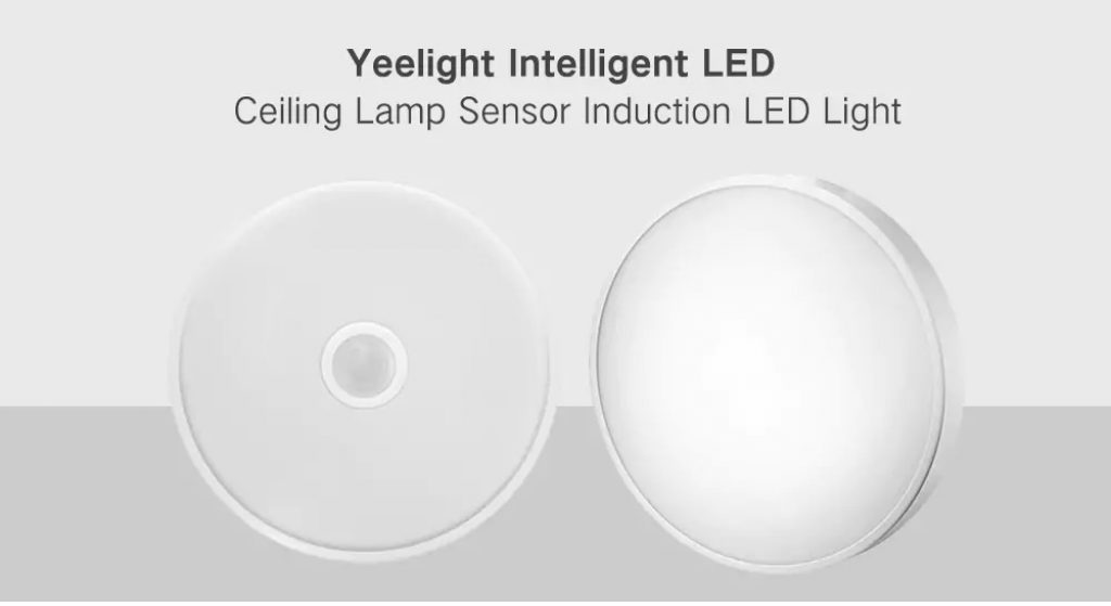 coupon, gearbest, Yeelight YLXD01YL Intelligent LED Ceiling Lamp Sensor Induction Light 3PCS
