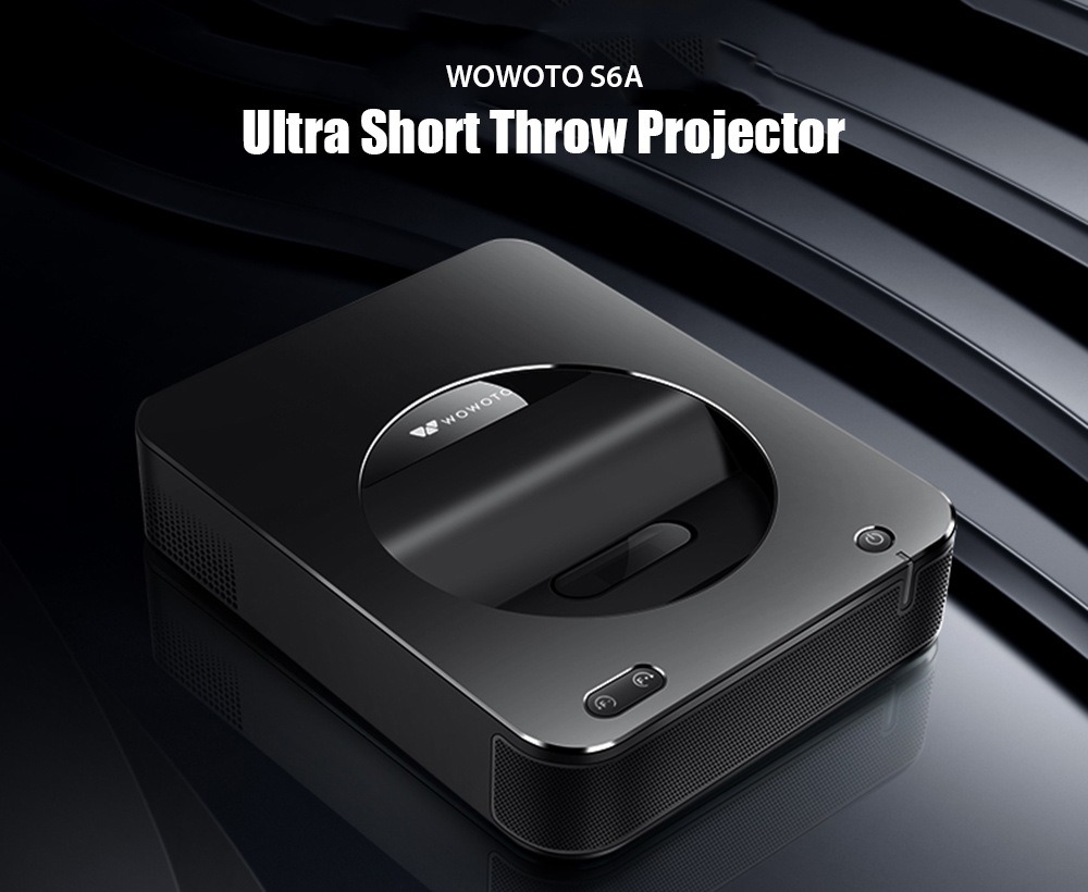 banggood, coupon, gearbest, wowoto S6A Ultra Short Throw 1000 ANSI Lumens DLP Projector