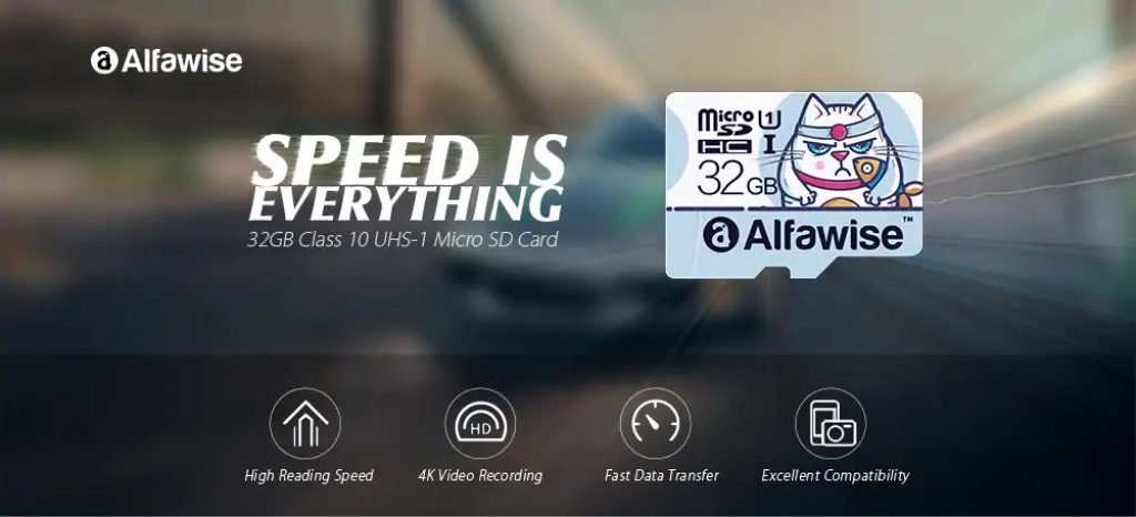 coupon, gearbest, Alfawise 32GB Micro SD Class 10 UHS-1 Memory Card