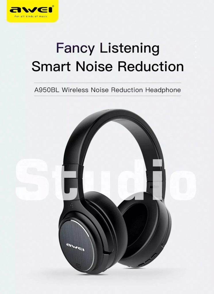 coupon, gearbest, Awei A950BL Bluetooth Headset Wireless Headphone with Mic