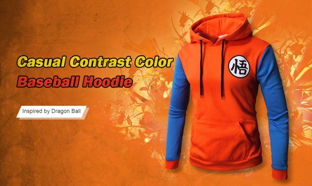 coupon, gearbest, Contrast Color Baseball Casual Hoddie for Men