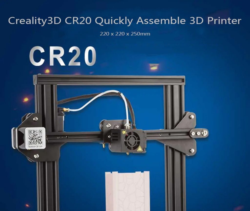 coupon, gearbest, Creality3D CR20 Quickly Assemble 3D Printer
