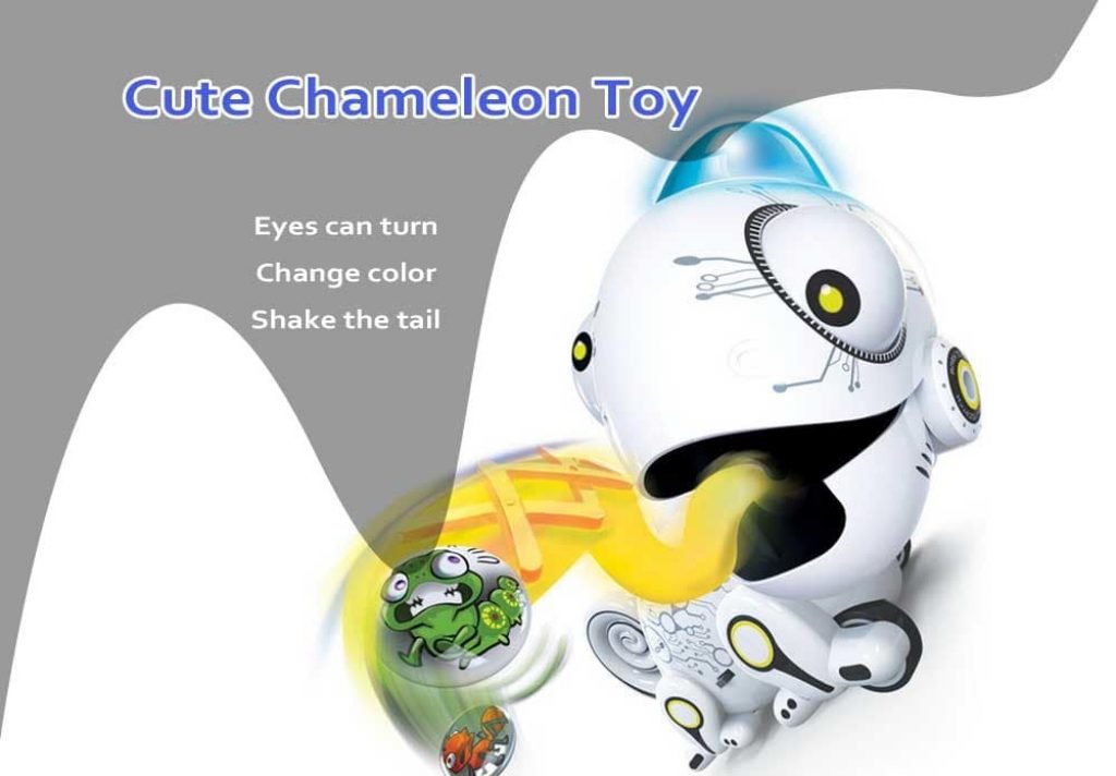 coupon, gearbest, Intelligent Chameleon Remote Control Electric Machine Toy