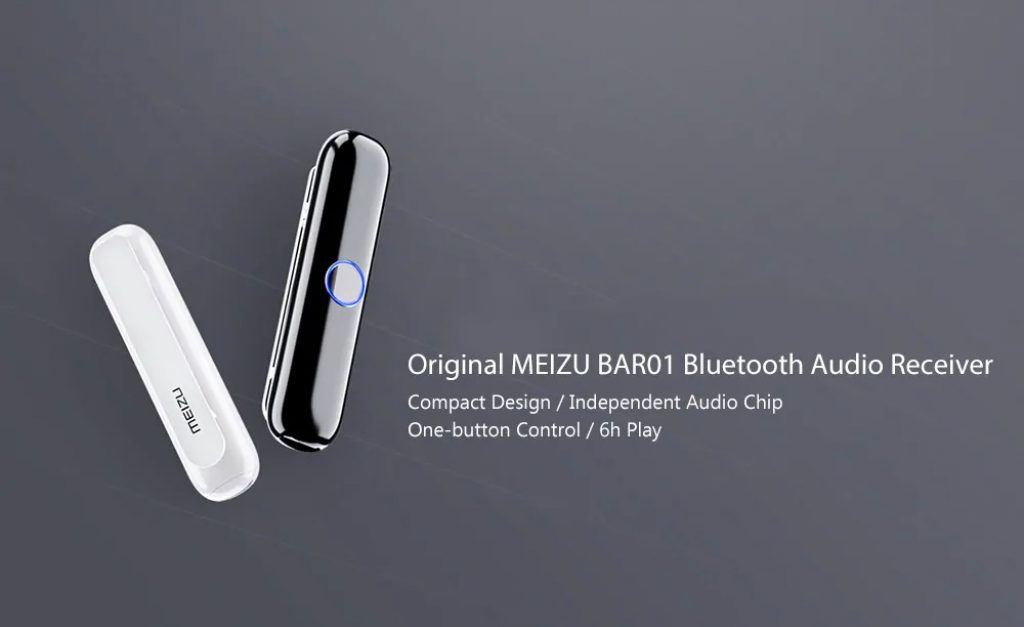 coupon, gearbest, MEIZU BAR01 Bluetooth Receiver Wireless Audio Adapter