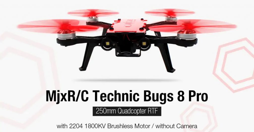 coupon, gearbest, MjxR C Technic Bugs 8 Pro 250mm Quadcopter