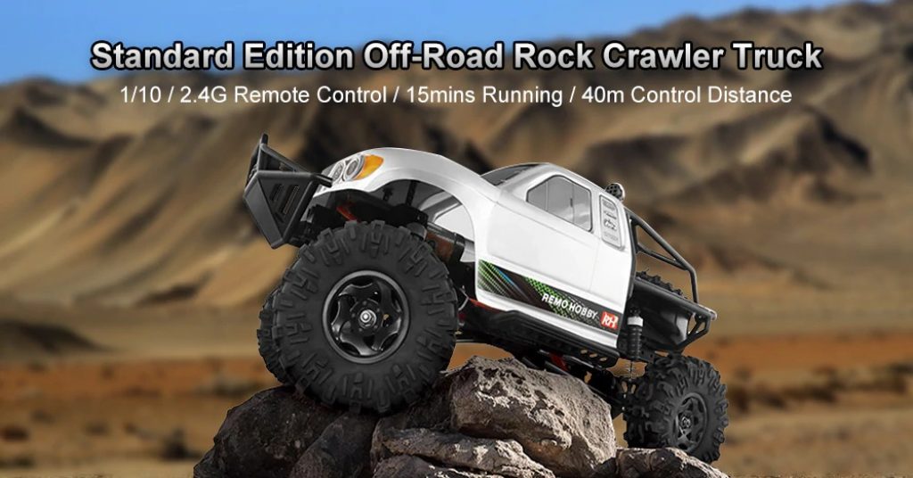 coupon, gearbest, Remo Hobby 1093 - ST RC Car 2.4G 4WD Brushed Off-road Crawler Truck RTR Toy