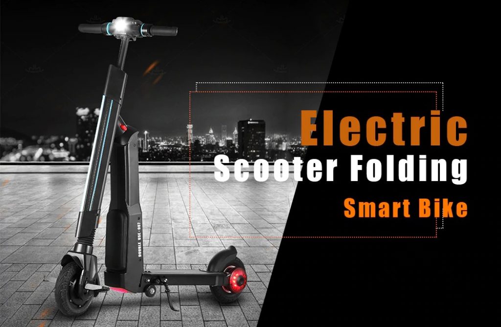 coupon, garbest, WW WWBETTER W - 007A Dual Use Electric Scooter Smart Folding Bike