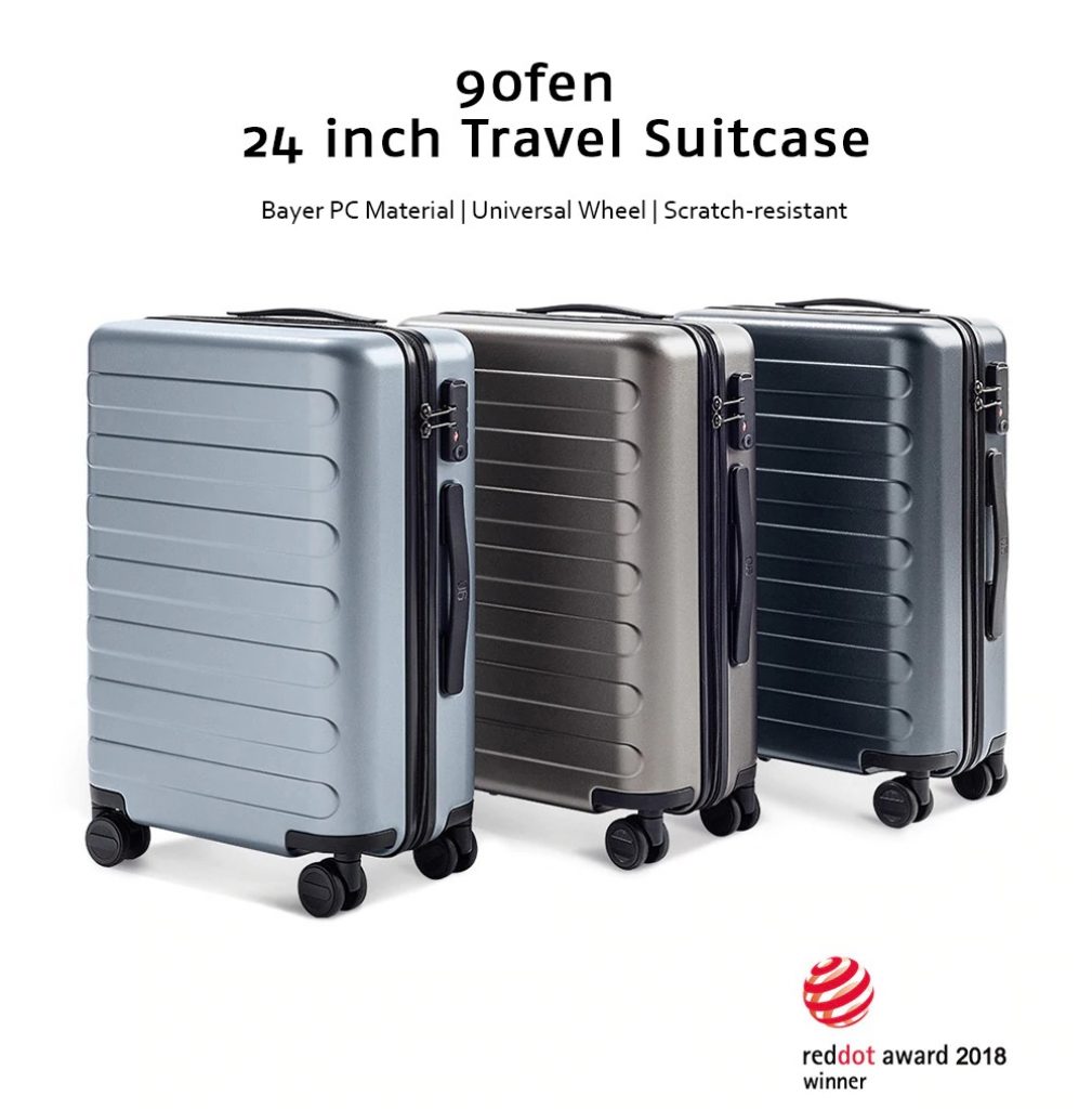 coupon, gearbest, 90FUN 24 inch Travel Suitcase Universal Wheel from Xiaomi Youpin