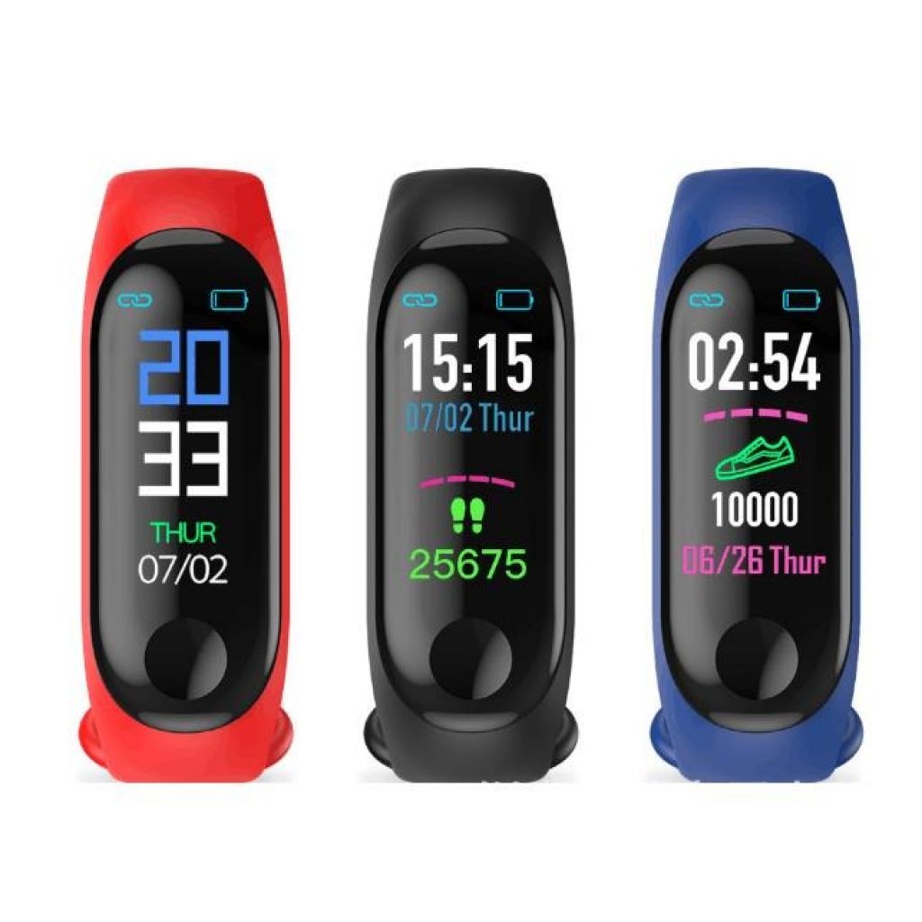 coupon, gearbest, Bakeey M3C Plus Heart Rate Blood Pressure Sleep Monitor Sport Mode Social Media Smart Watch Bracelet