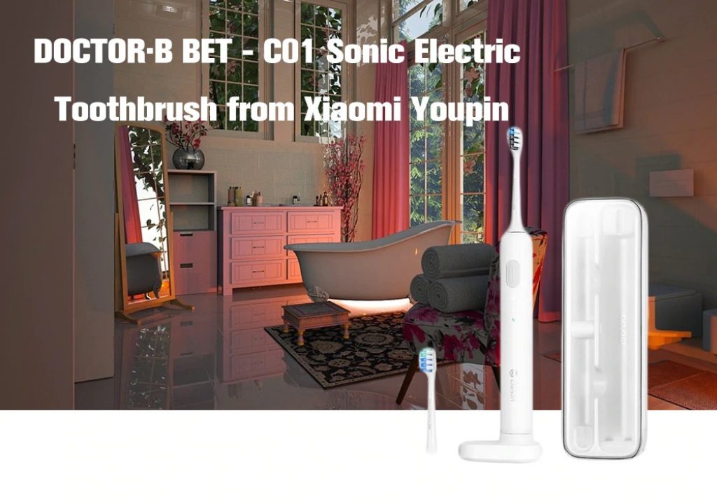 coupon, gearbest, DOCTOR·B BET - C01 Sonic Electric Toothbrush from Xiaomi Youpin