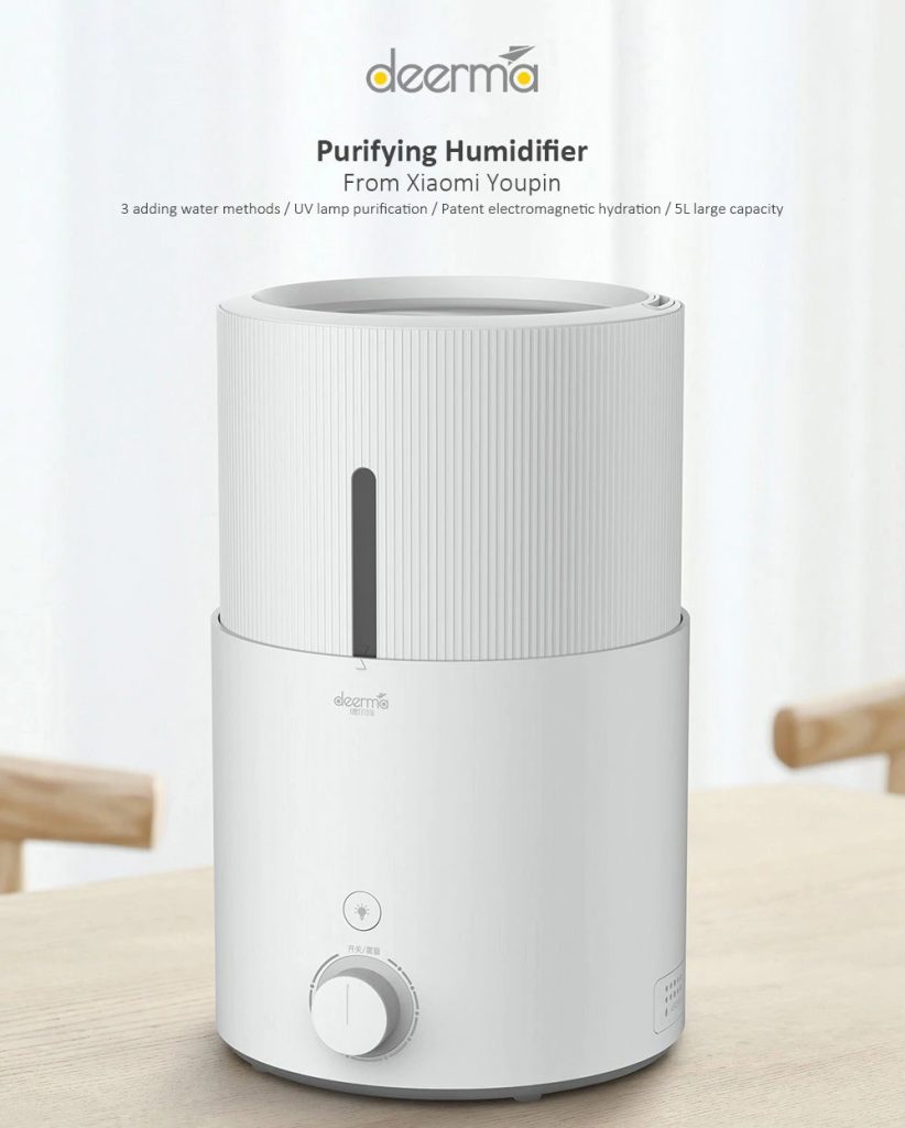 coupon, geabest, Deerma DEM - SJS600 5L Purifying Humidifier from Xiaomi Youpin