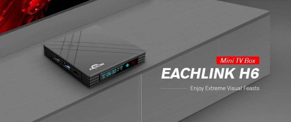 coupon, gearbest, EACHLINK H6 Mini TV Box
