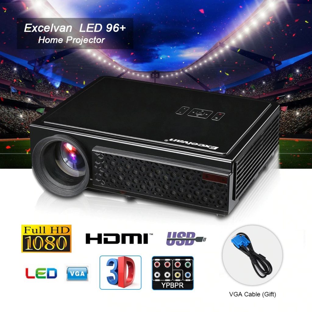 coupon, gearbest, Excelvan 96+ Native Led Projector
