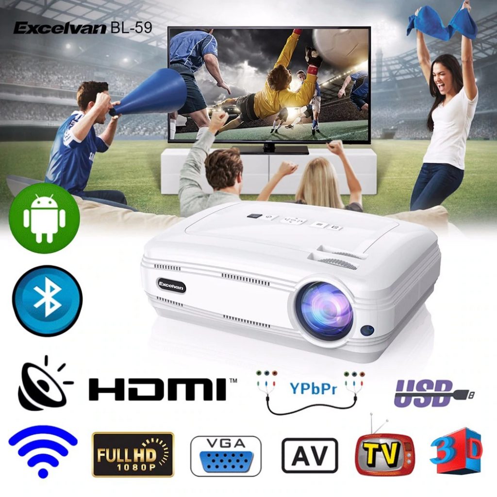 coupon, gearbest, Excelvan BL - 59 HD Multimedia Projector