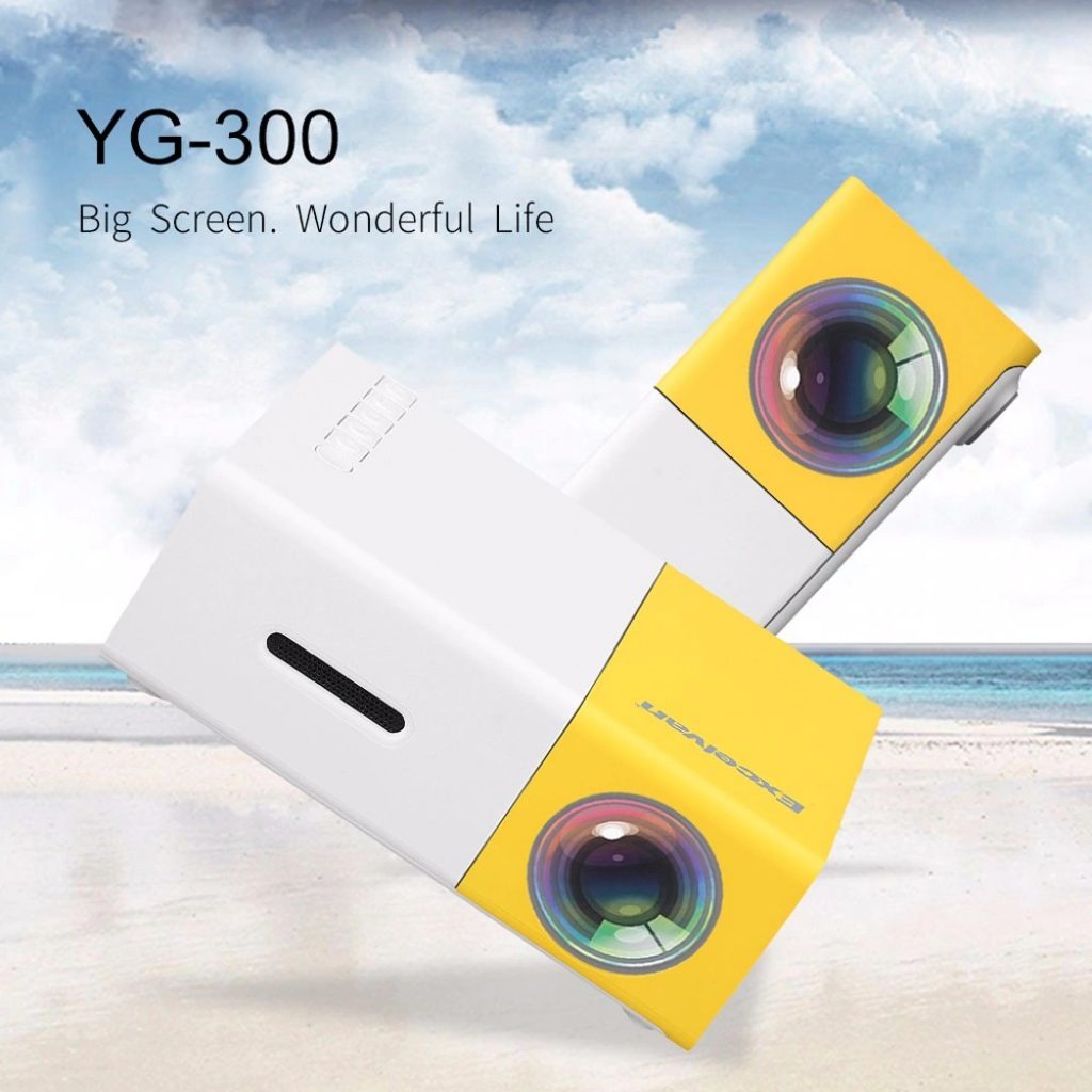 coupon, gearbest, Excelvan YG300 Home Mini Projector