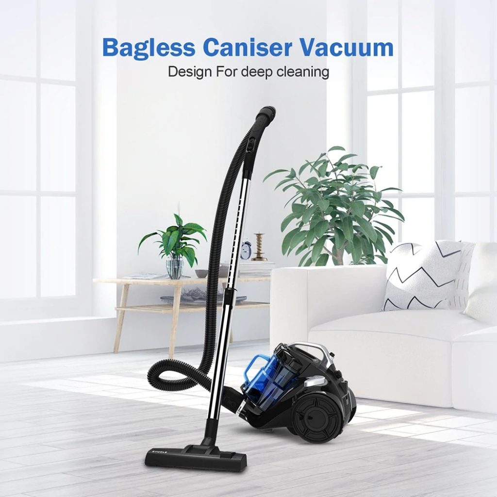 coupon, gearbest, Eyugle VC-1409 Bagless Canister Vacuum Cleaner Upright Lightweight Corded 15Kpa Suction Vacuum HEPA Filter for Pet Fur Hard Floor Carpet