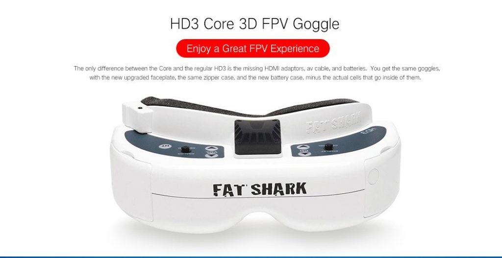 coupon, gearbet, Fatshark Dominator HD3 Core 3D FPV Goggles