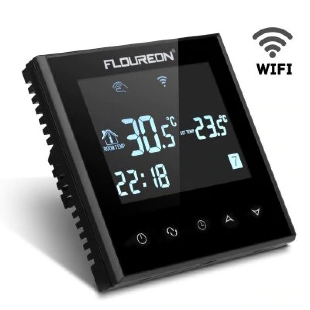 coupon, gearbest, Floureon Smart Wi-Fi Programmable Digital Touch Screen Thermostat HY03WE-4-Wifi
