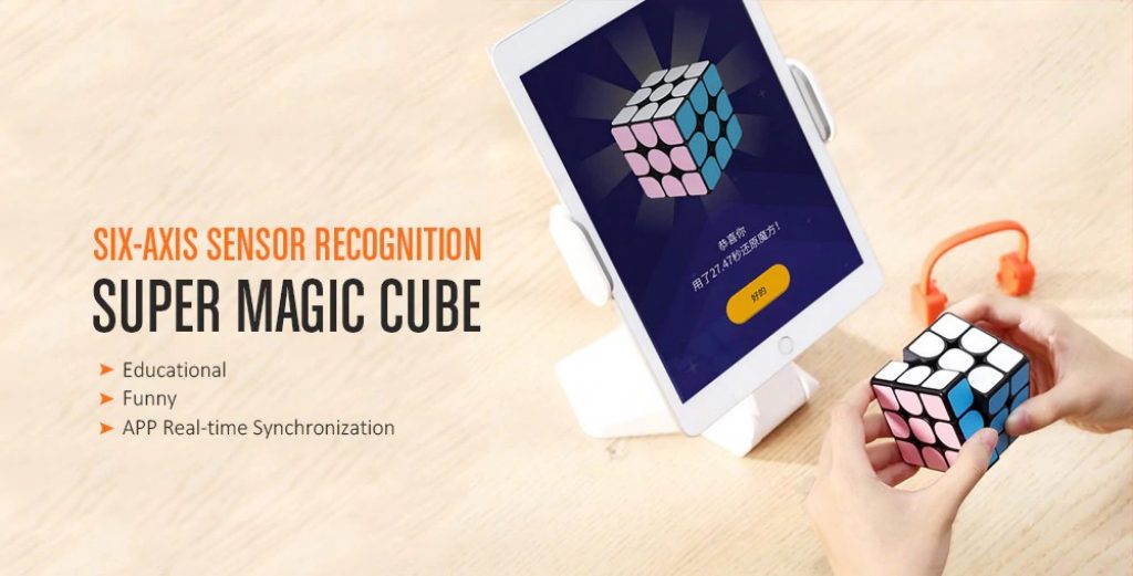 coupon, gearbest, Giiker Educational Six-axis Sensor Recognition Magic Cube Toy from Xiaomi