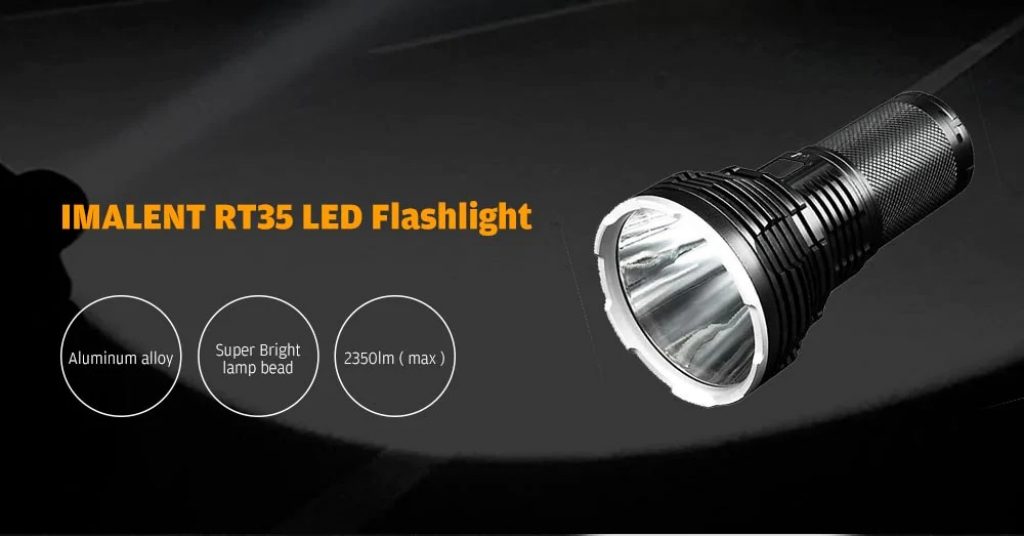 coupon, gearbest, IMALENT RT35 2350lm Super Bright USB Magnetic Charging LED Flashlight