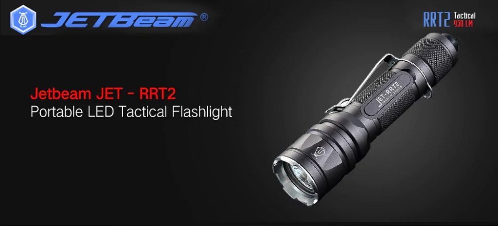 coupon, gearbest, Jetbeam JET - RRT2 Portable LED Tactical Flashlight