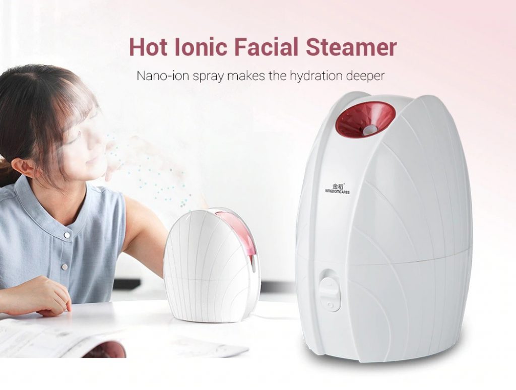 coupon, gearbest, KINGDOMCARES KD2335 Hot Ionic Facial Steamer Home SPA Face Skin Care Humidifier