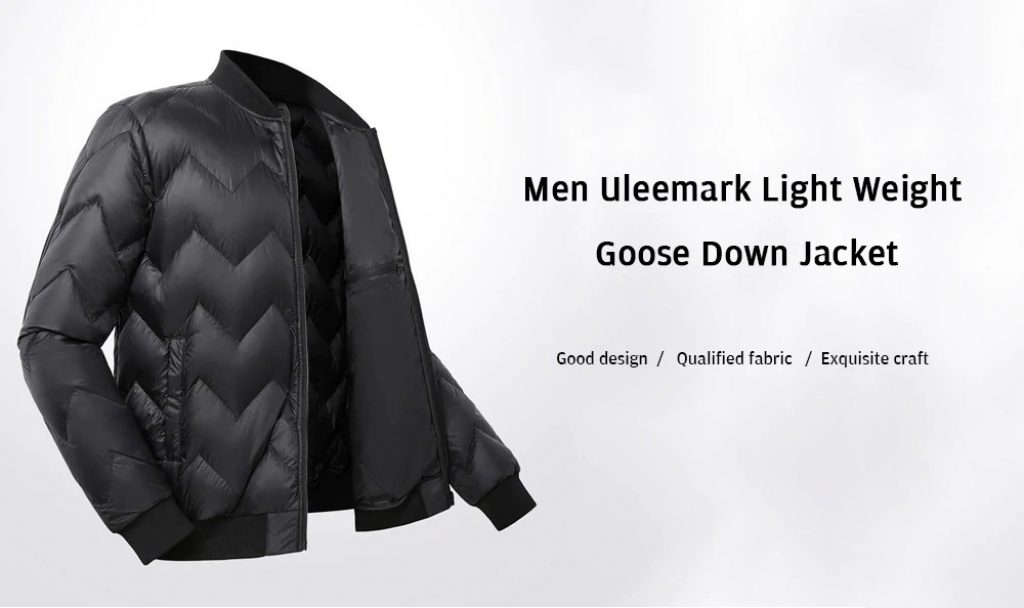 coupon, gearbest, Men Uleemark Light Weight Goose Down Jacket from Xiaomi Youpin