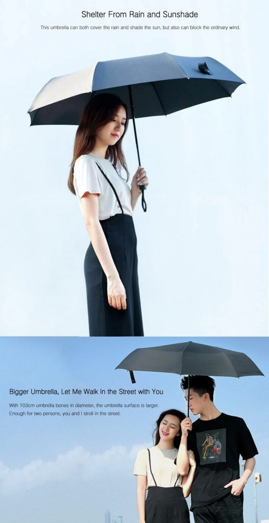 coupon, gearbest, Pinluo Tri-folded Umbrella from Xiaomi