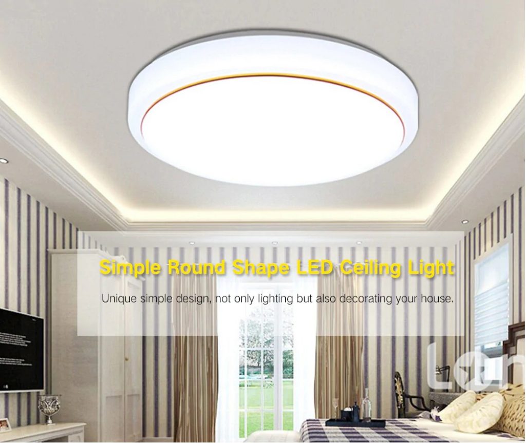 coupon, gearbest, Simple Round Shape LED Ceiling Light