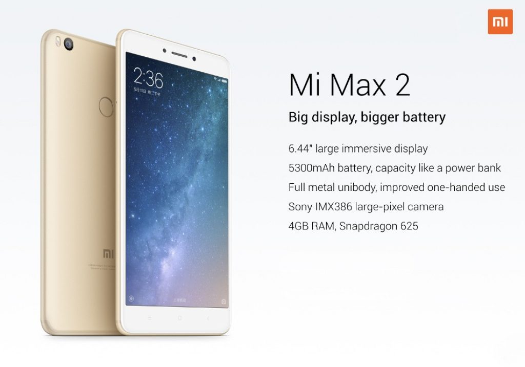 coupon, banggood, Xiaomi Mi MAX 2 6.44 inch 5300mAh 4GB RAM 64GB ROM 4G Smartphone