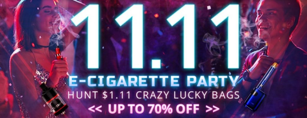 coupon, gearbest, 11.11 ecigarette party gearbest