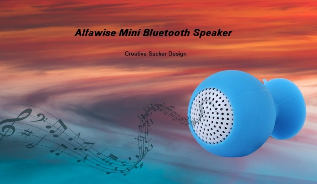 coupon, gearbest, Alfawise Creative Sucker Design Mini Bluetooth Speaker