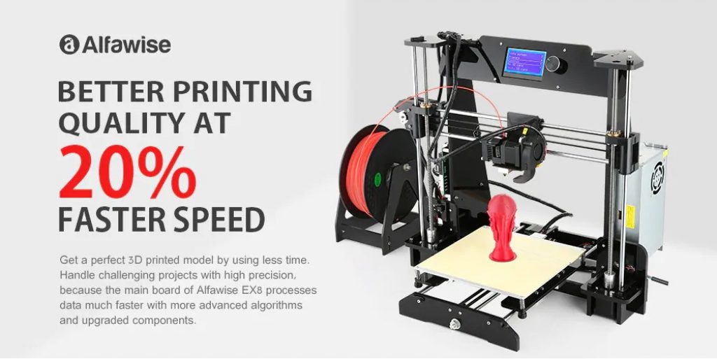 coupon, gearbest, Alfawise EX8 3D Printer