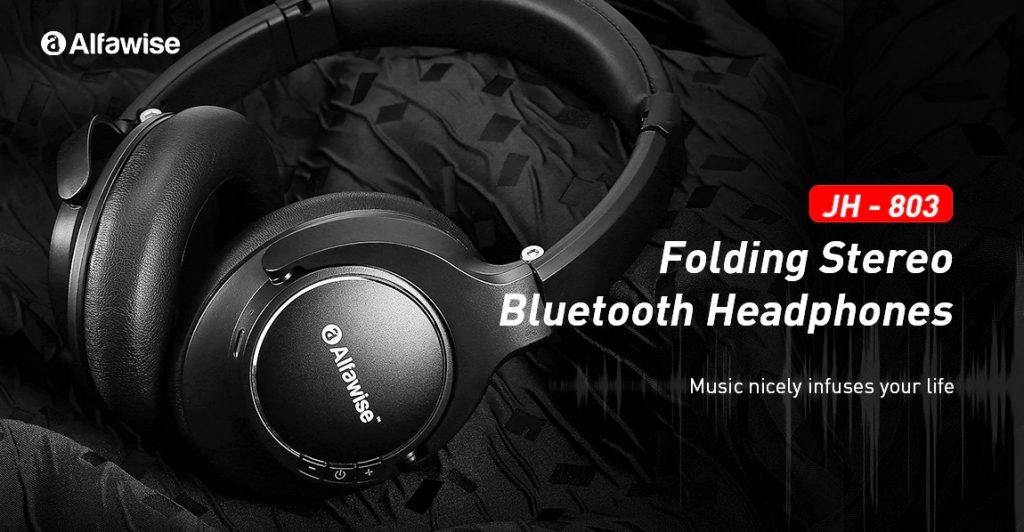 coupon, gearbest, Alfawise JH - 803 Folding Stereo Bluetooth Headphones