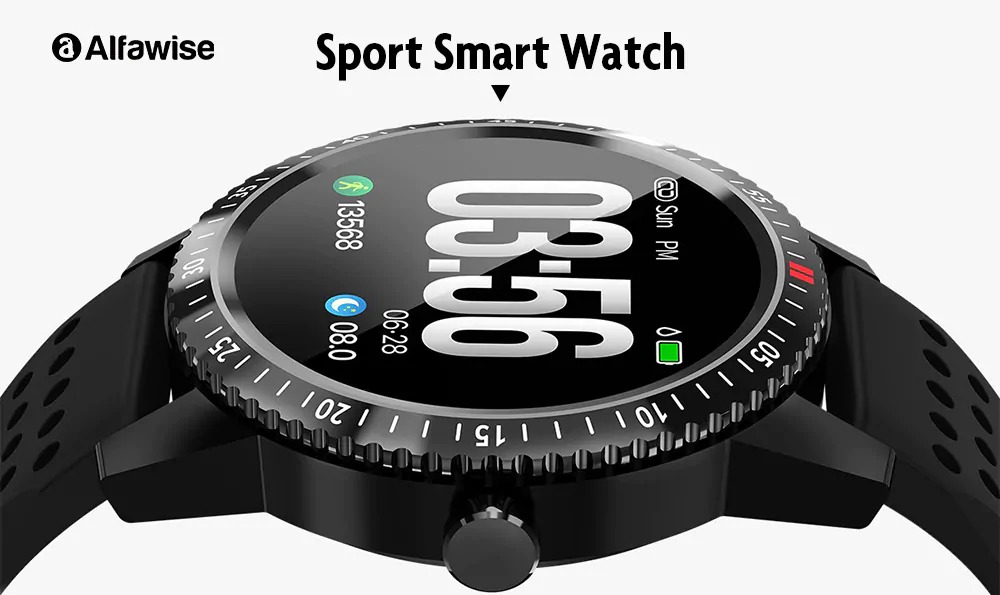 coupon, gearbest, Alfawise T1 1.3 Inch Color HD Display Sport Smart Watch