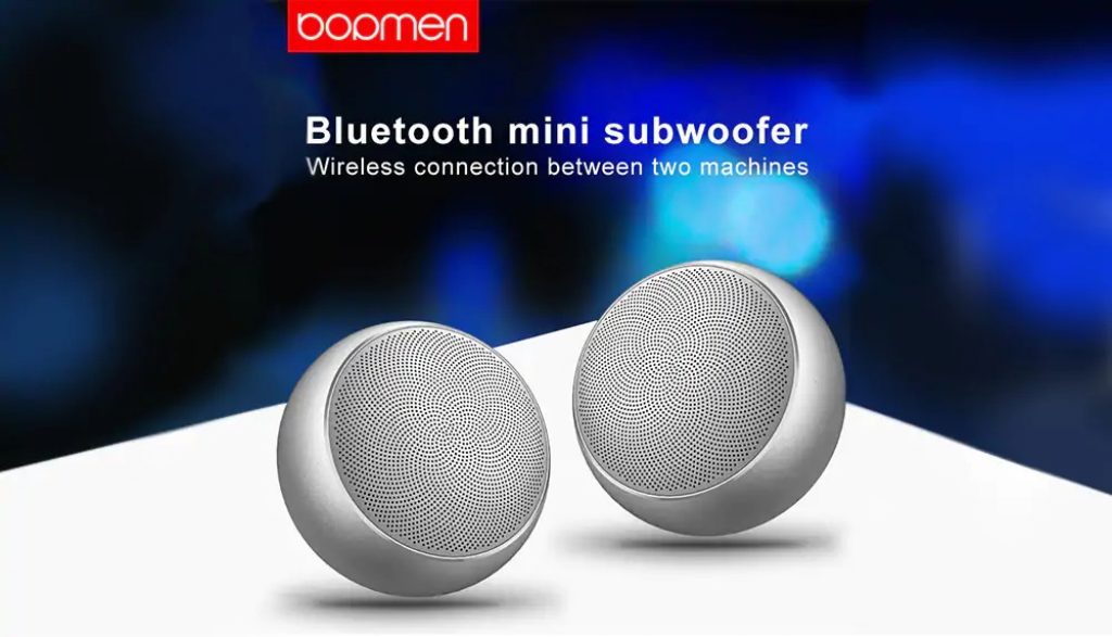 coupon, gearbest, Bopmen B102 Wireless Bluetooth Speaker Car Portable Mini Stereo Mobile Phone WeChat Money Tips Audio