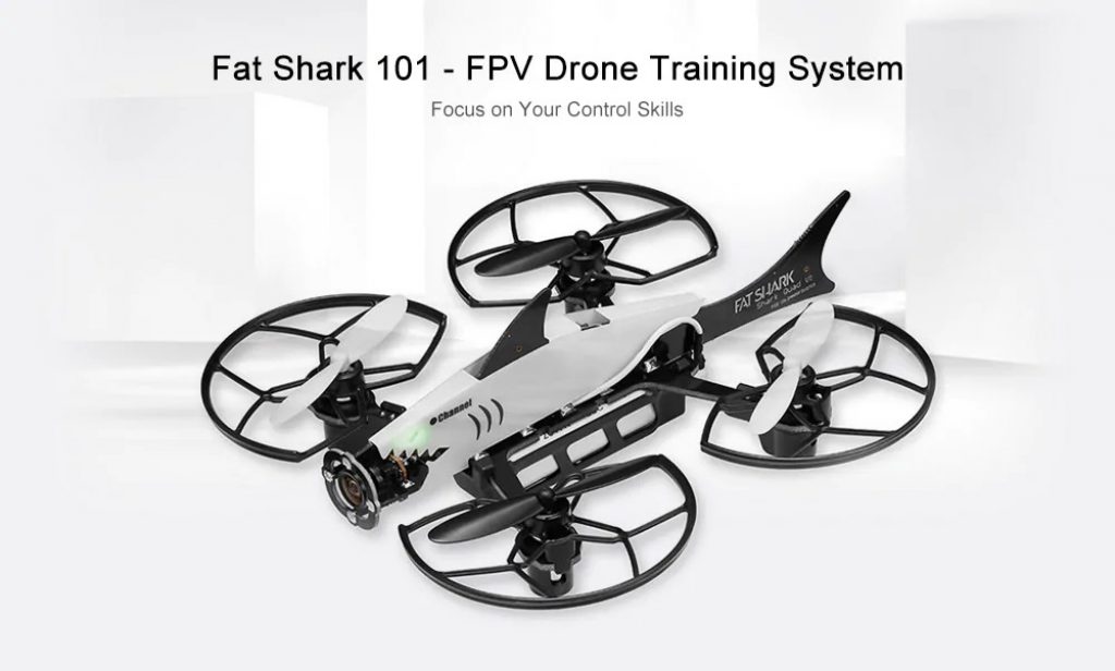 coupon, gearbest, Fat Shark 101 FPV Drone Training System Quadcopter Goggle Radio Simulator