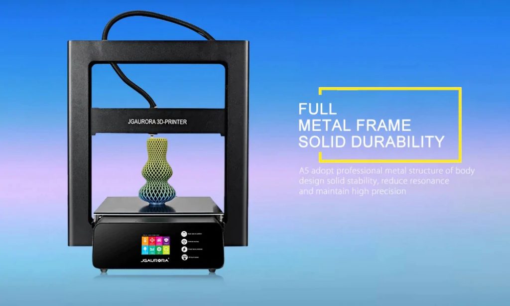 coupon, gearbest, JGAURORA A5S Updated 3D Printer