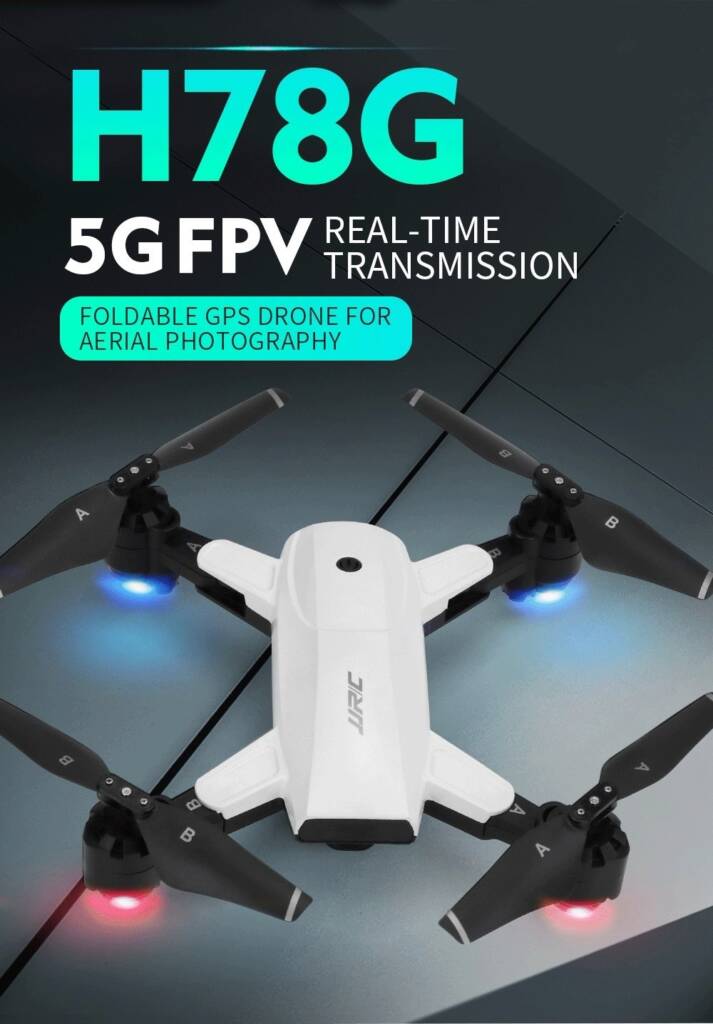 coupon, gearbest, JJRC H78G 5G WiFi FPV GPS RC Drone Dual Mode Positioning UAV