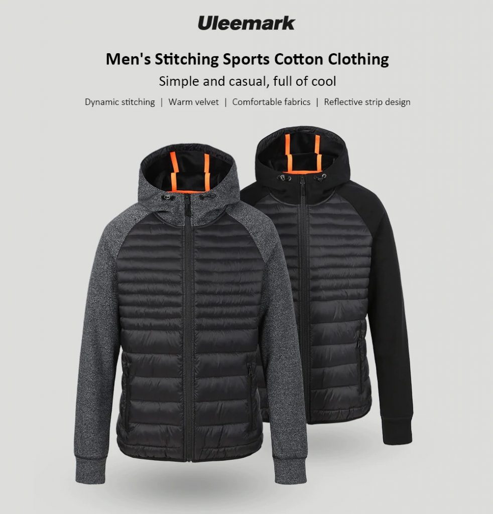 coupon, gearbest, Men's Stitching Sports Cotton Suit from Xiaomi youpin