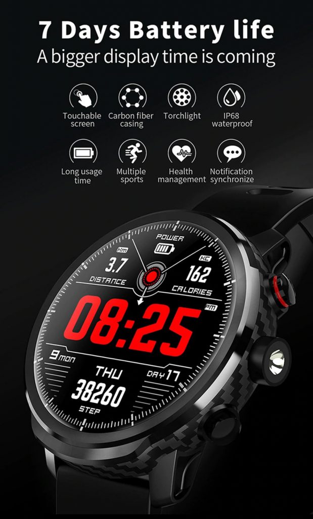 coupon, gearbest, Microwear L5 Smart Watch
