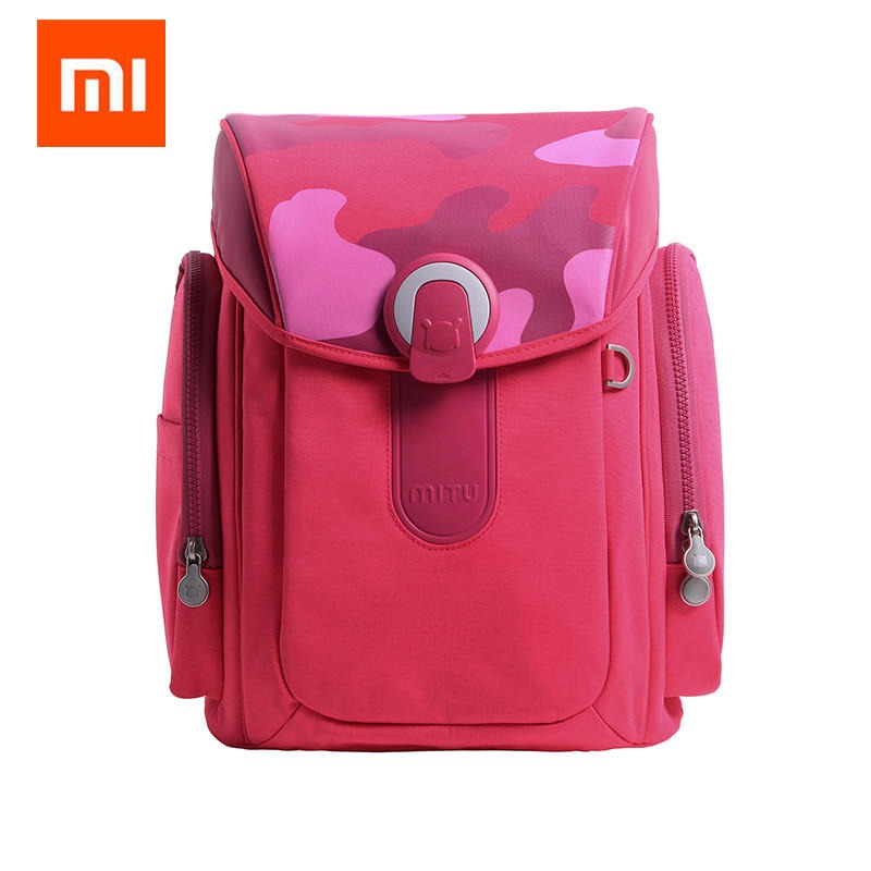 coupon, gearbest, Original Xiaomi Mijia Mitu High Quality Children Backpacks School Bag Large Capacity Student Bag - Pink, coupon, BANGGOOD