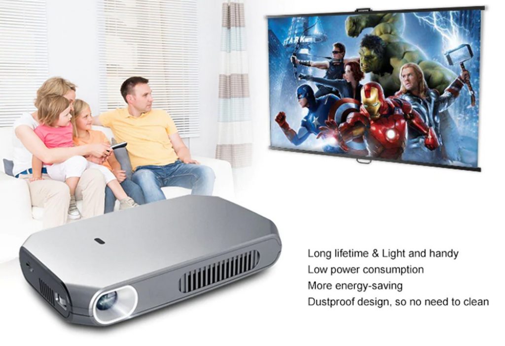 coupon, gearbest, RD - 603 Mini DLP Projector 150 ANSI Lumens