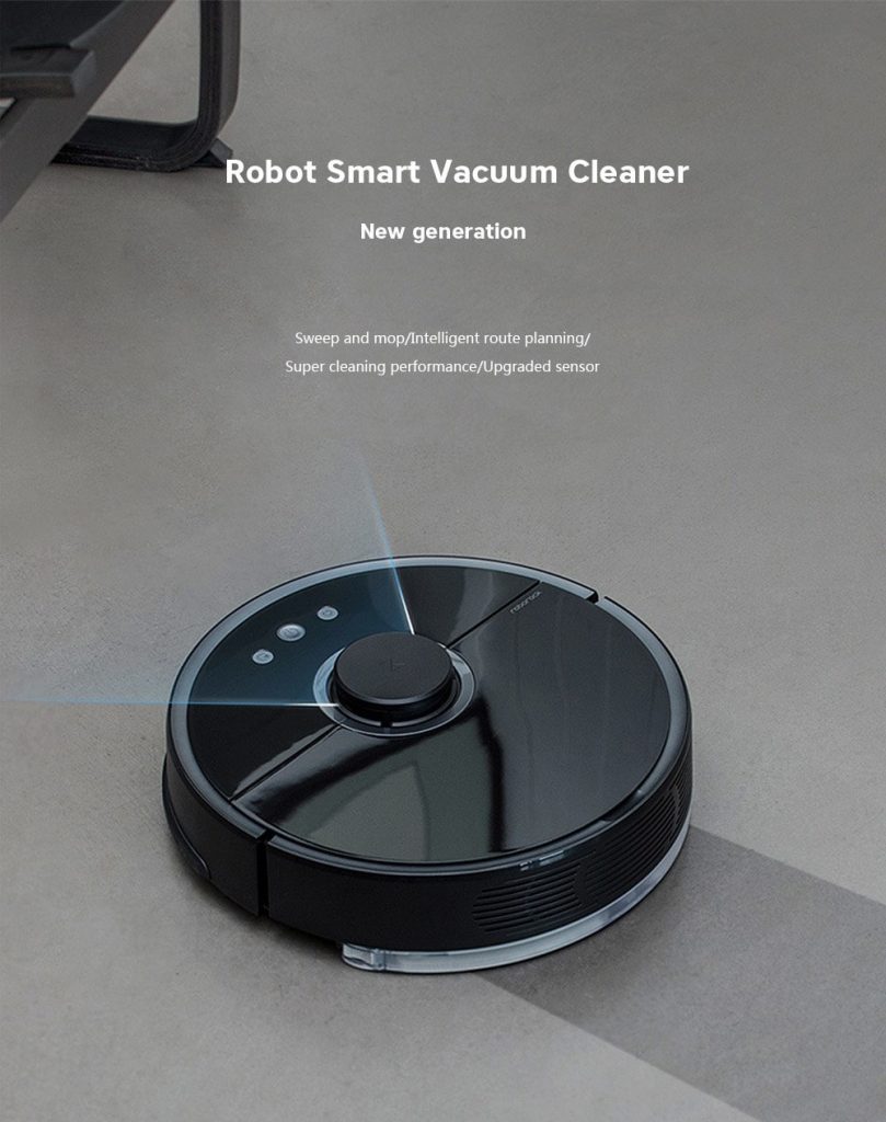 coupon, gearbest, Roborock S55 Smart Vacuum Cleaner Intelligent Sensor System Path Planning