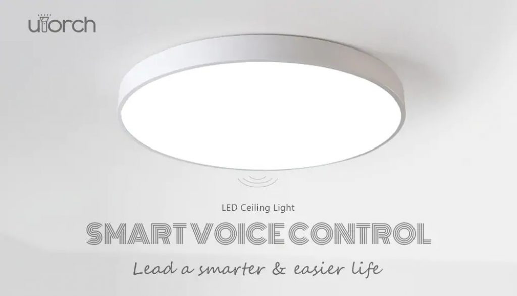 coupon, gearbest, Utorch Smart Voice Control LED Ceiling Light